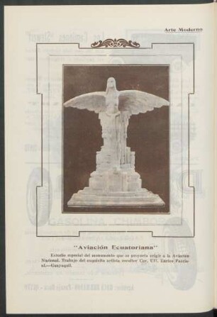 Arte moderno : "Aviación ecuatoriana"