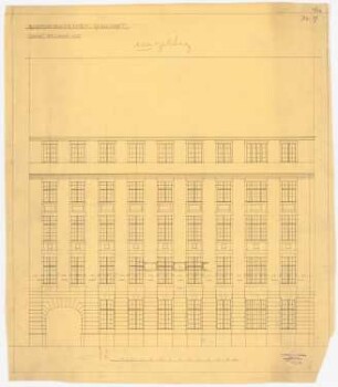 AEG-Hauptverwaltungsgebäude, Berlin: Fassadenteilansicht