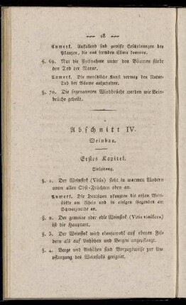 Abschnitt IV. Weinbau.