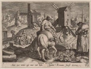 Mola Alata (Die Windmühle), Blatt 11 der Folge "Nova Reperta"