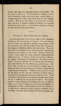 Section 4. The character of Christ