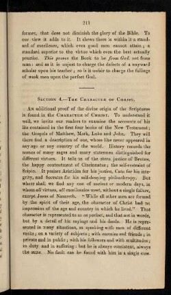 Section 4. The character of Christ
