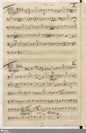 1183. Aria: Misero tu mi vuoi / Naumann. J.G.