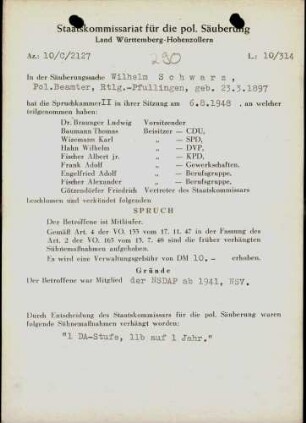 Schwarz, Wilhelm