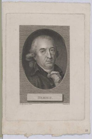 Bildnis des Johann Gottfried von Herder
