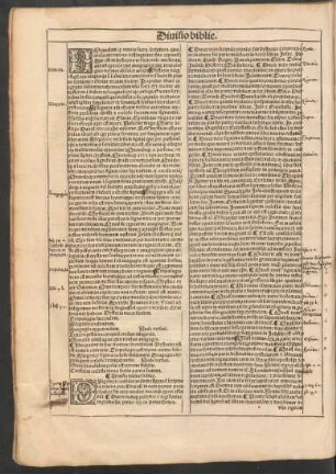 Divisio totius biblie.