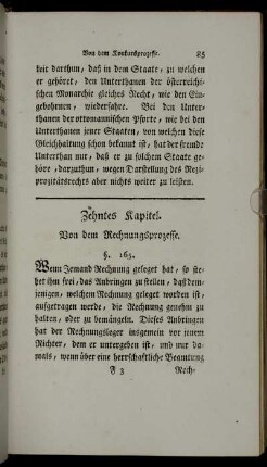 Zehntes Kapitel. Von dem Rechnungsprozesse - Vierzehntes Kapitel. Von dem ordentlichen Beweise durch Zeugen