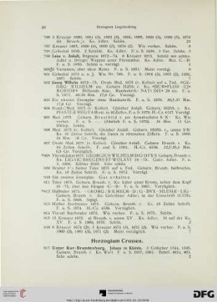 Herzogtum Crossen (Nr. 817-944)