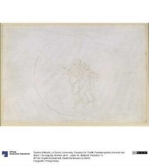 La Divina Commedia, Paradiso XV. Fünfte Planetensphäre (Himmel des Mars): Cacciaguida, Ahnherr der Alighieri-Familie, berichtet Dante von seinen Vorfahren im alten Florenz