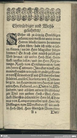 [Die Erste Unterredung]