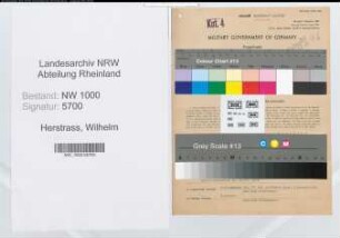 Entnazifizierung Wilhelm Herstrass, geb. 03.04.1903 (Angestellter)