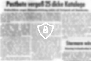 Postbote vergaß 25 dicke Kataloge