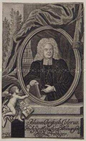 Gedächtnisporträt des evangelischen Theologen und Hofpredigers Johann Christoph Colerus