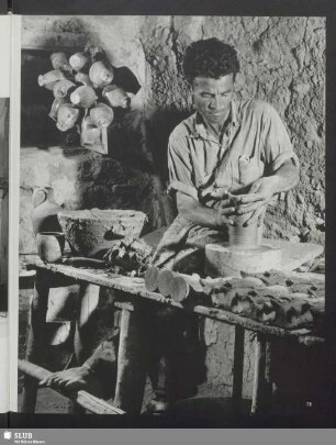 Chios. Töpfer in seinem Kerameion