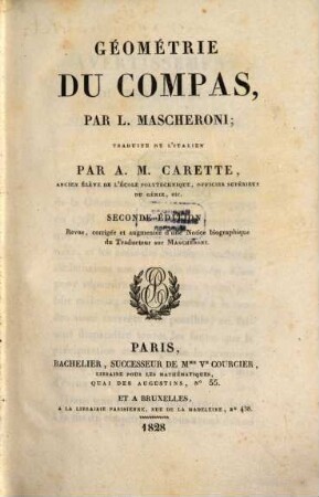 Géometrie du Compas