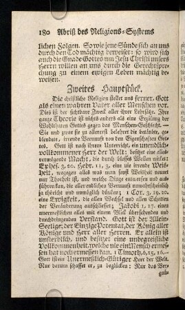 180-190, Zweites Hauptstueck; ...