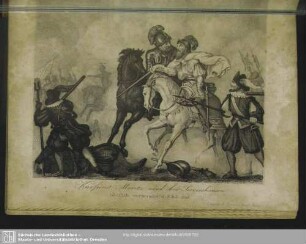 Kurfürst Moritz wird bei Sievershausen tödlich verwundet, d. Juli 1553