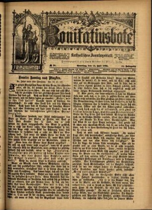 Ausgabe vom Sonntag, den 15. Juli 1894.