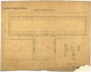 Billing, Hermann; Diedesheim - Neckarelz; Portland - Zementwerke - Fundament (Grundriss)