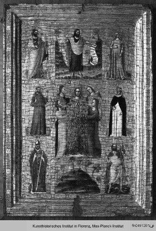 Die Heilige Magdalena umgeben von Heiligen