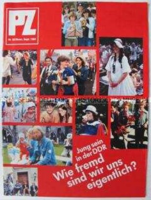 Wochenzeitschrift "PZ" über die Jugend in der DDR