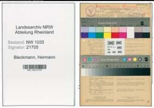 Entnazifizierung Hermann Bleckmann , geb. 15.09.1880 (Kaufmaennischer Angestellter)
