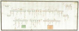 WHK 7 Reichs- und Französischer Krieg von 1688-1697 bis zum Frieden von Ryswick: Schlachtordnung der französischen und alliierten Truppen in Flandern, 1690