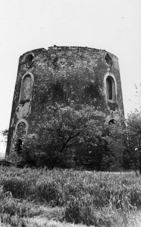 Zeithain-Lorenzkirch. Ruine der Holländermühle