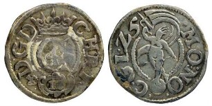 1/16 Taler (Düttchen), Schleswig-Holstein, Königliche Linie, Christian IV. (1588 - 1648)