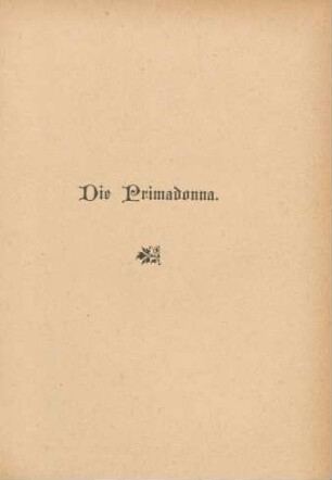 Die Primadonna