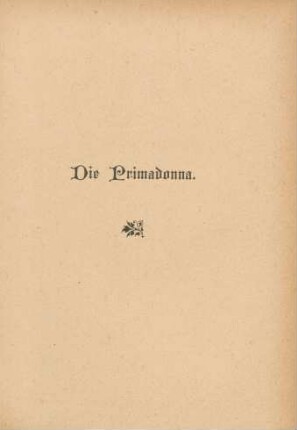 Die Primadonna