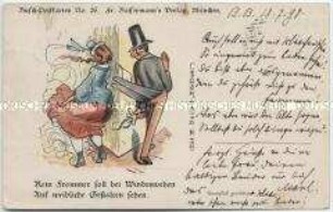 Postkarte mit Motiv von Wilhelm Busch