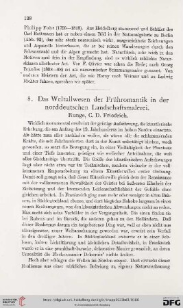 8. Das Weltallwesen der Frühromantik in der norddeutschen Landschaftsmalerei