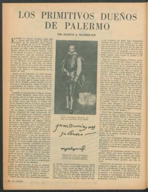 Los primitivos dueños de Palermo