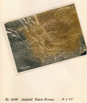 Foto des Geländes südöstlich des "Vaux Kreuzes" (Luftbild)