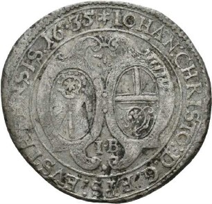10-Kreuzer des Eichstätter Bischofs Johann Christoph von Westerstetten, 1635