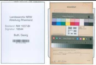 Entnazifizierung Georg Buth , geb. 23.06.1901 (Rentmeister)