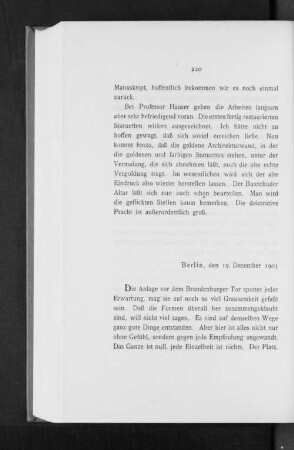 Berlin, den 19. Dezember 1903