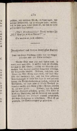 Zweyhundert und drey u. dreyßigstes Kapitel. - Zweyhundert und funfzigstes Kapitel.