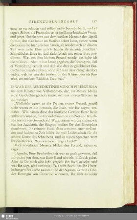 Firenzuola erzählt