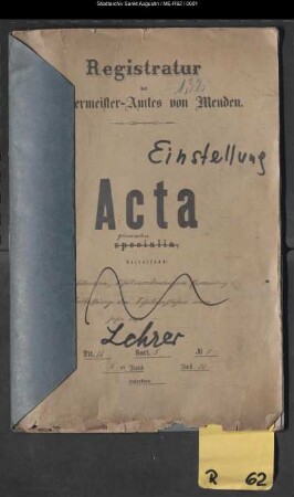 Bewerbungen und Einstellungen von Lehrern
