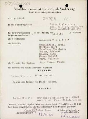 Merz, Luise