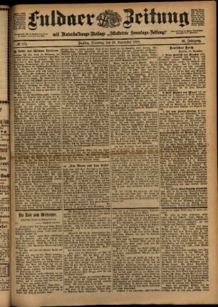 Ausgabe vom Dienstag, den 28. November 1899.