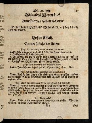 165-169, Siebendes Hauptstuck