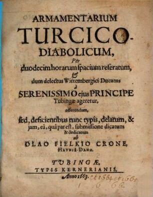 Armamentarium Turcico-Diabolicum