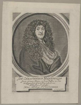 Bildnis des Joh. Christophorus Wagenseilius