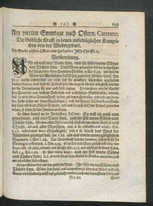 Am vierten Sonntage nach Ostern, Cantate