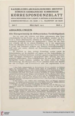 Heft 2 (März/April 1917)