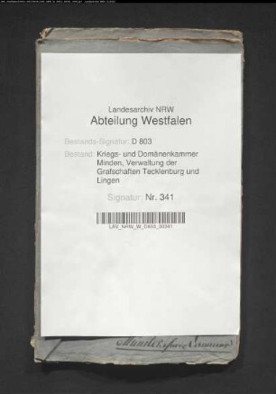 Vererbpachtung des Siecklandes, Vogtei Tecklenburg