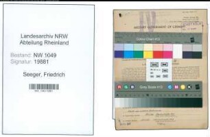 Entnazifizierung Friedrich Seeger , geb. 03.04.1901 (Vermessungstechniker)